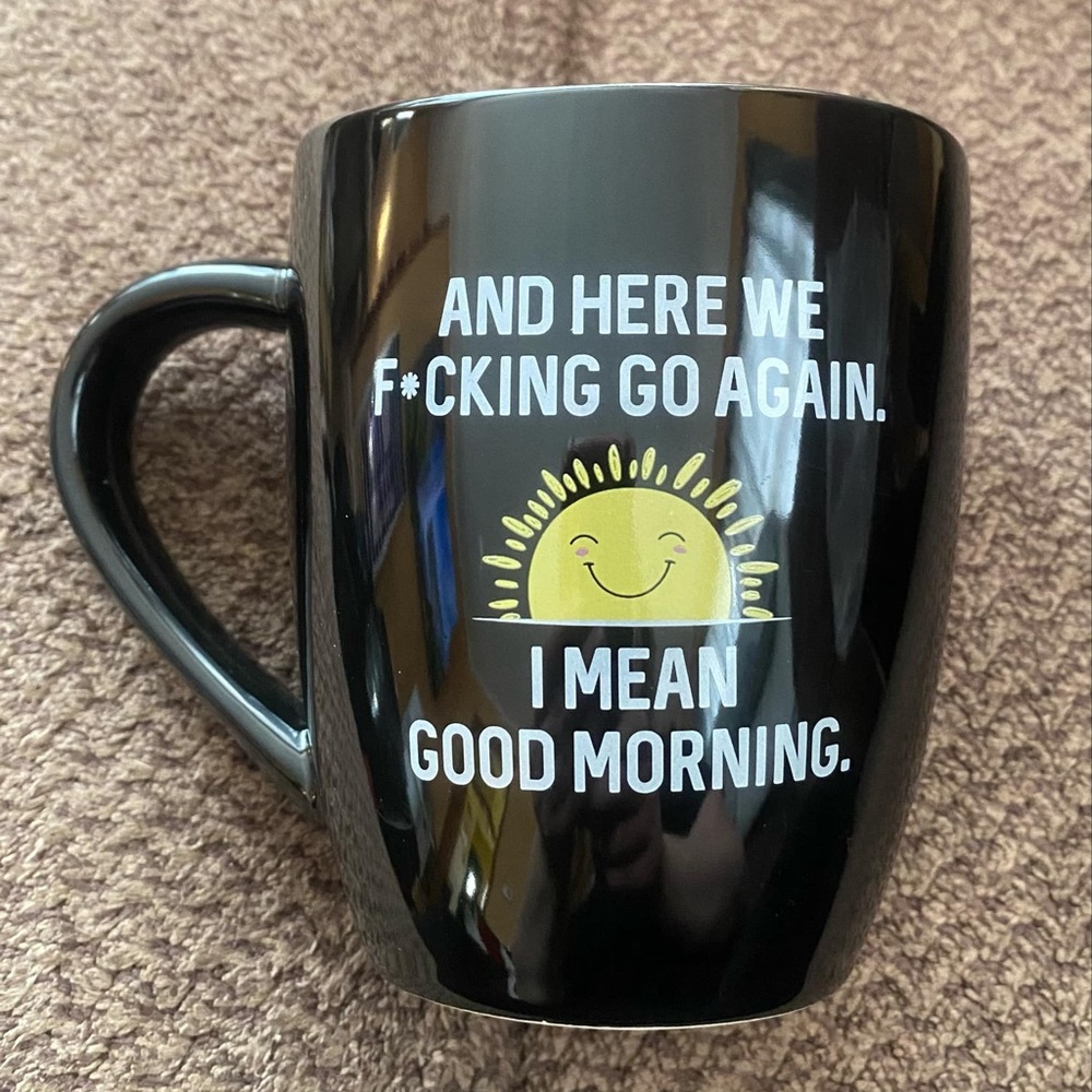 NIB Comical Coffee Mug